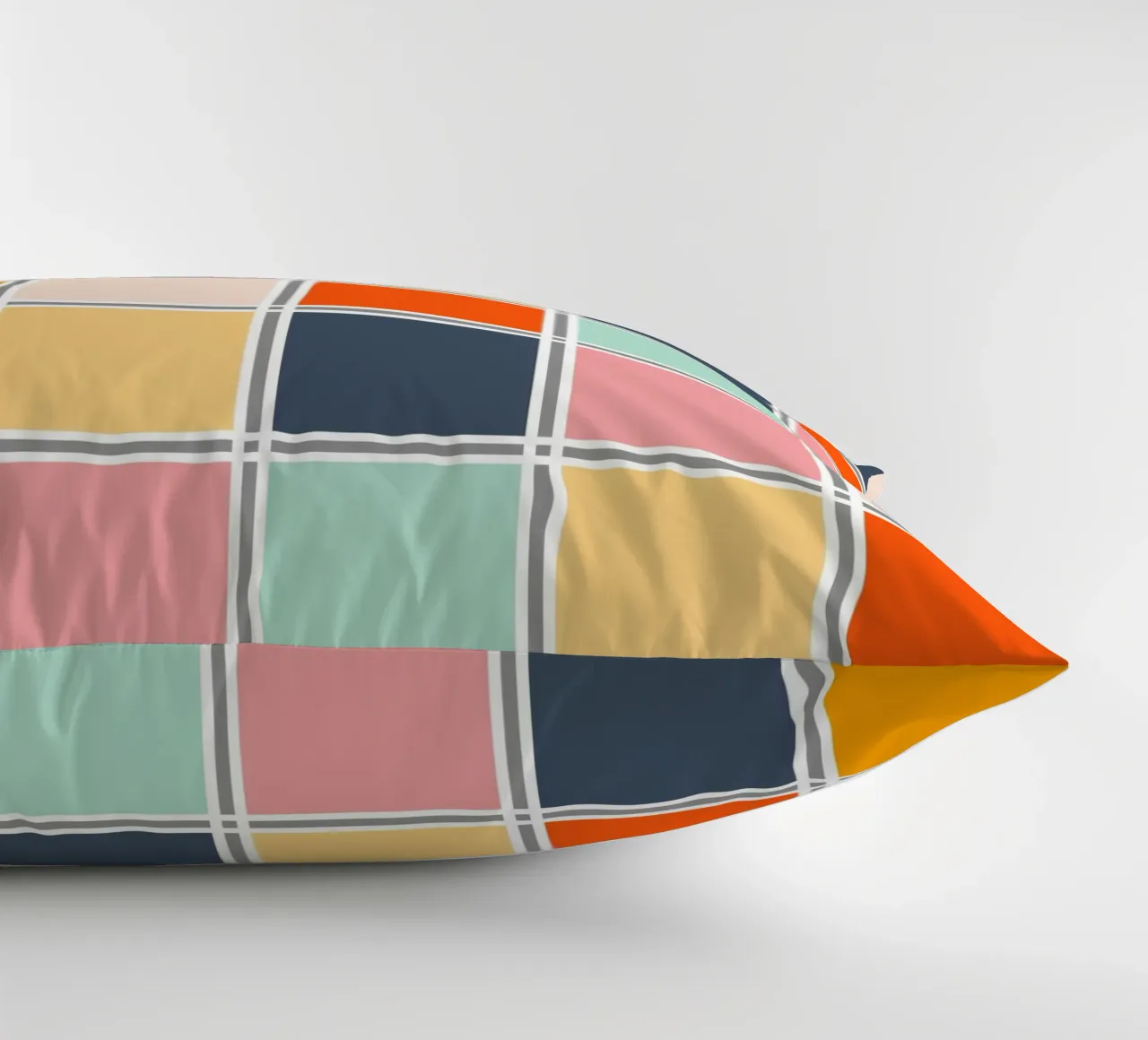 Retro Plaid Karo II cuscino da BAINAI