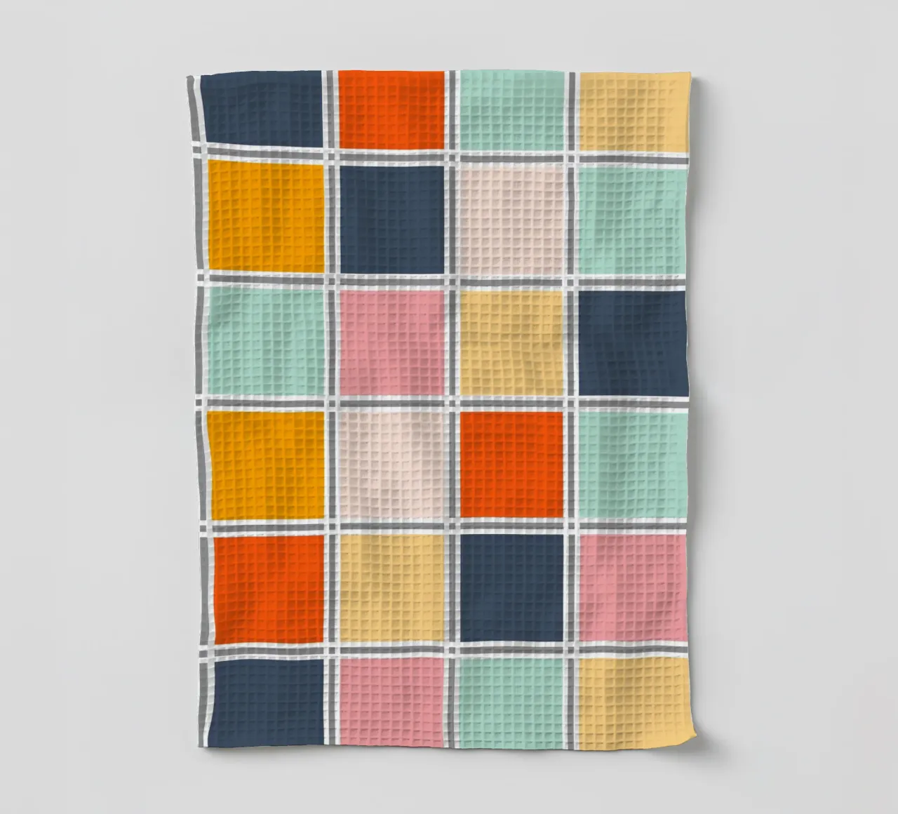 Retro Plaid Karo II canovaccio da cucina da BAINAI