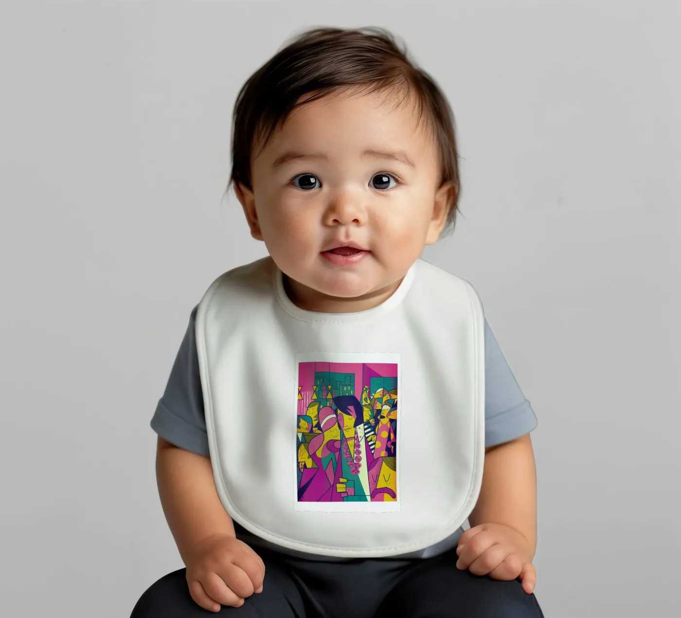 Elvis baby slabbetje van Ale Giorgini