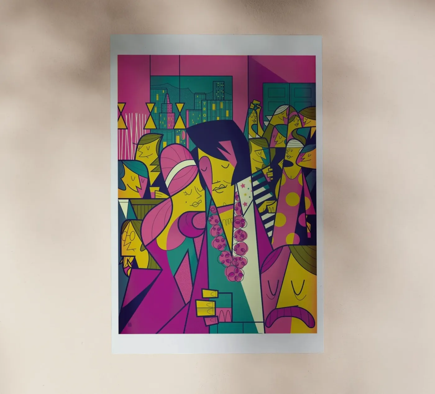 Elvis pellicola backlit da Ale Giorgini
