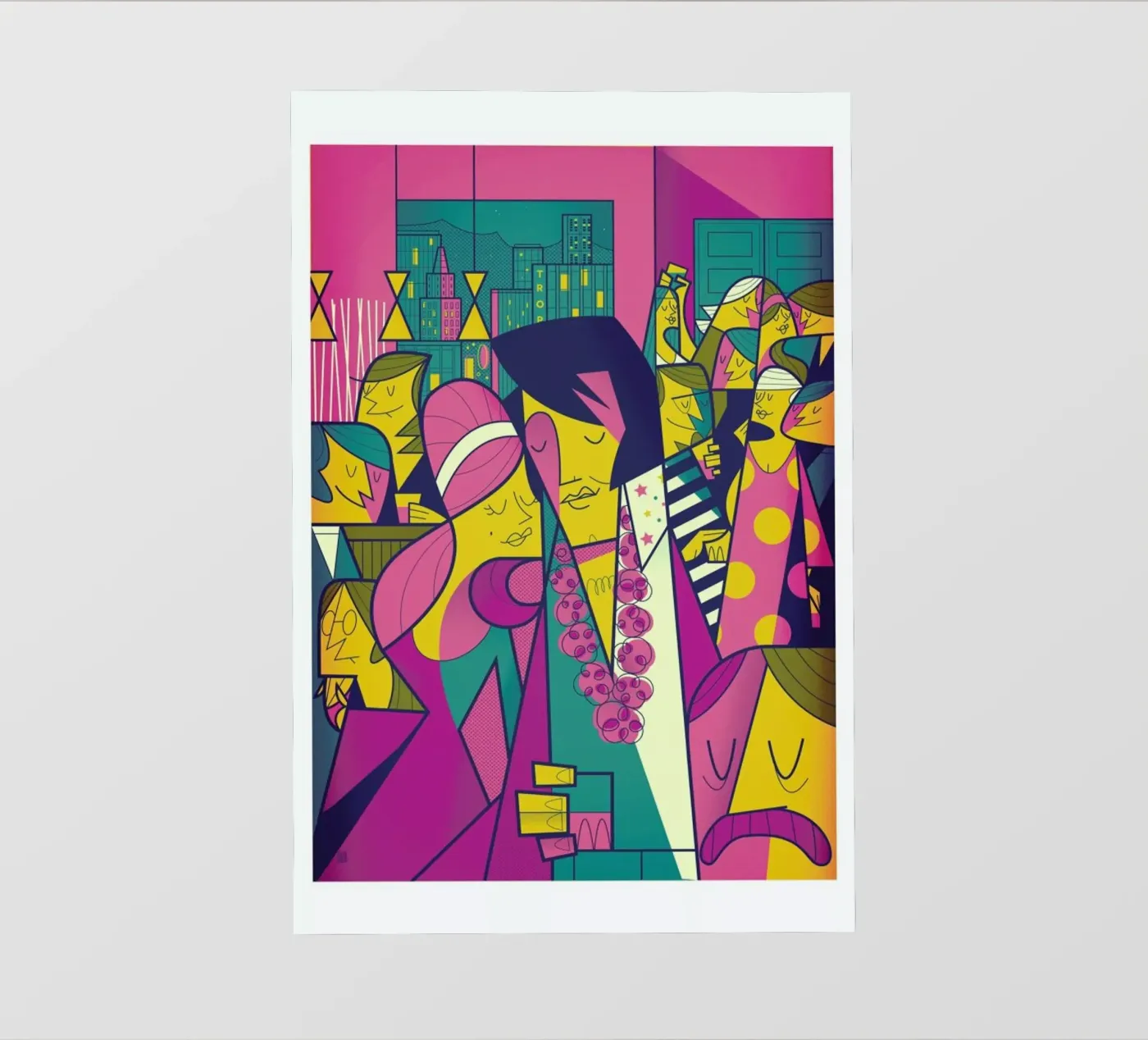 Elvis pellicola backlit da Ale Giorgini