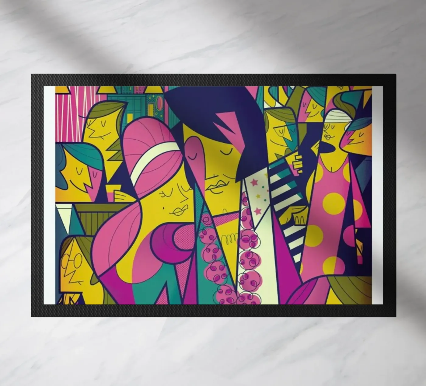 Elvis Fußmatte von Ale Giorgini