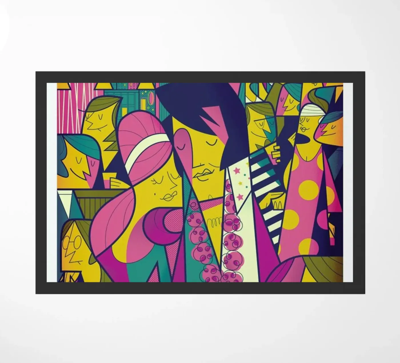 Elvis Fußmatte von Ale Giorgini