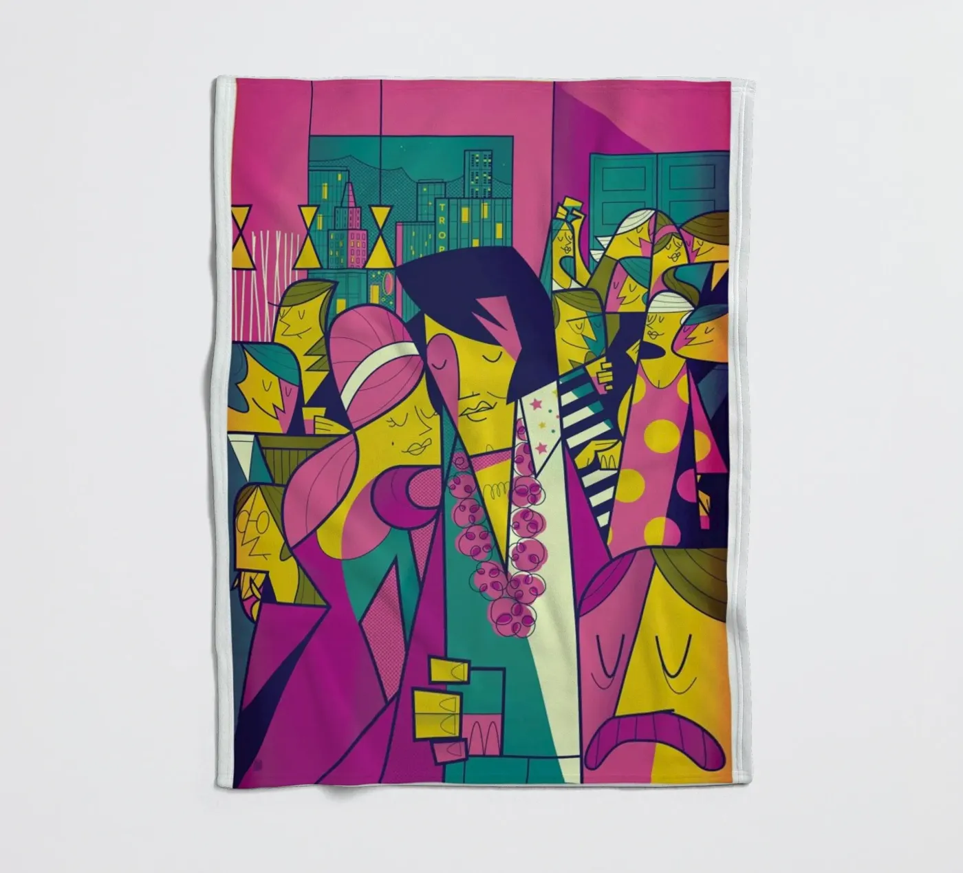 Elvis plaid polaire de Ale Giorgini