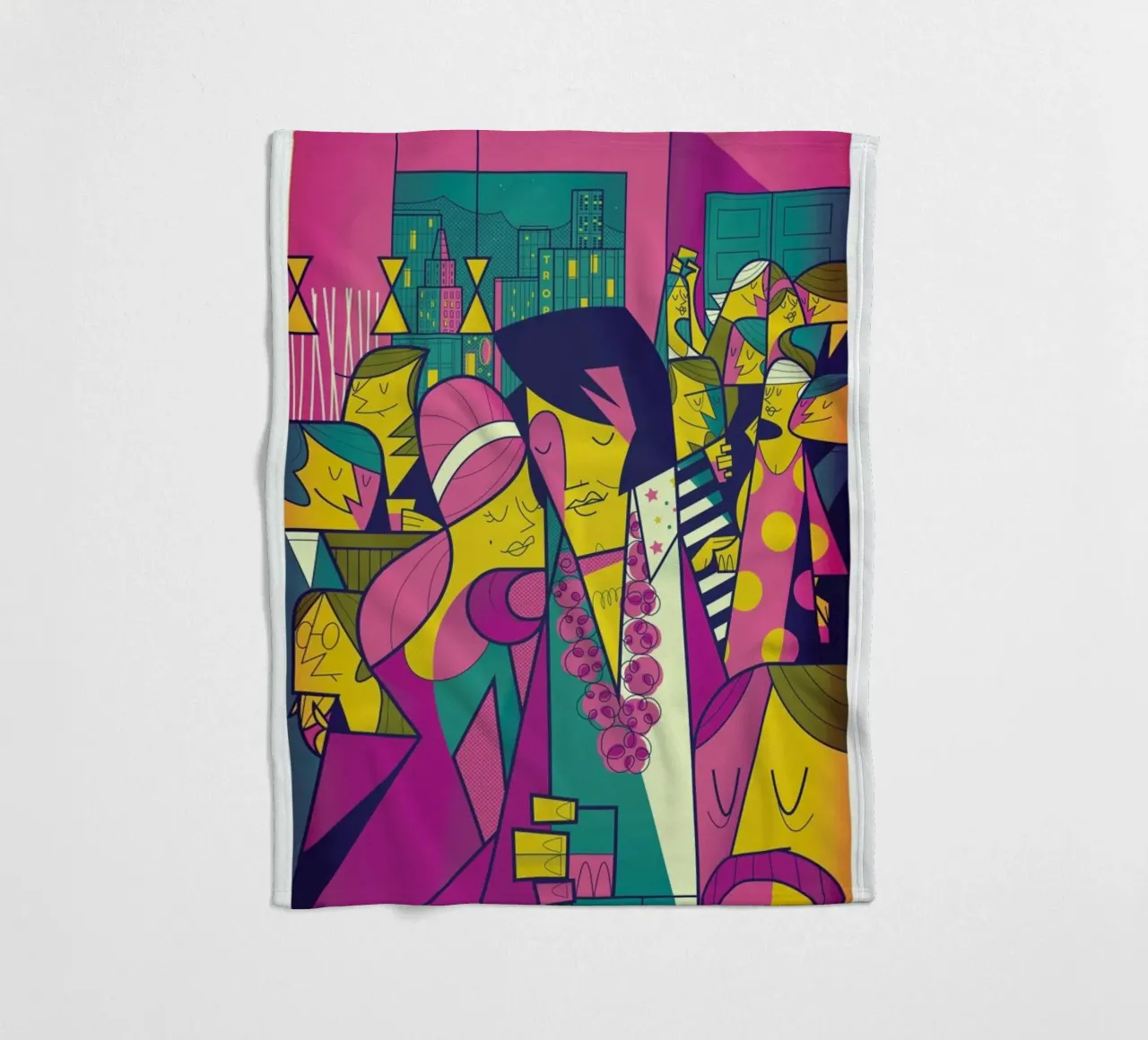 Elvis Fleecedecke von Ale Giorgini
