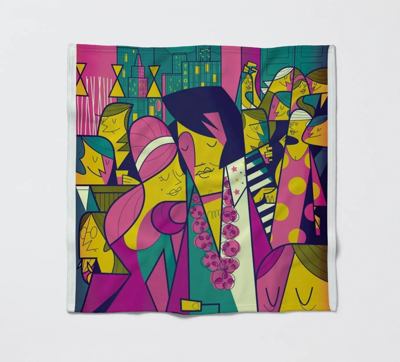 Elvis plaid polaire de Ale Giorgini