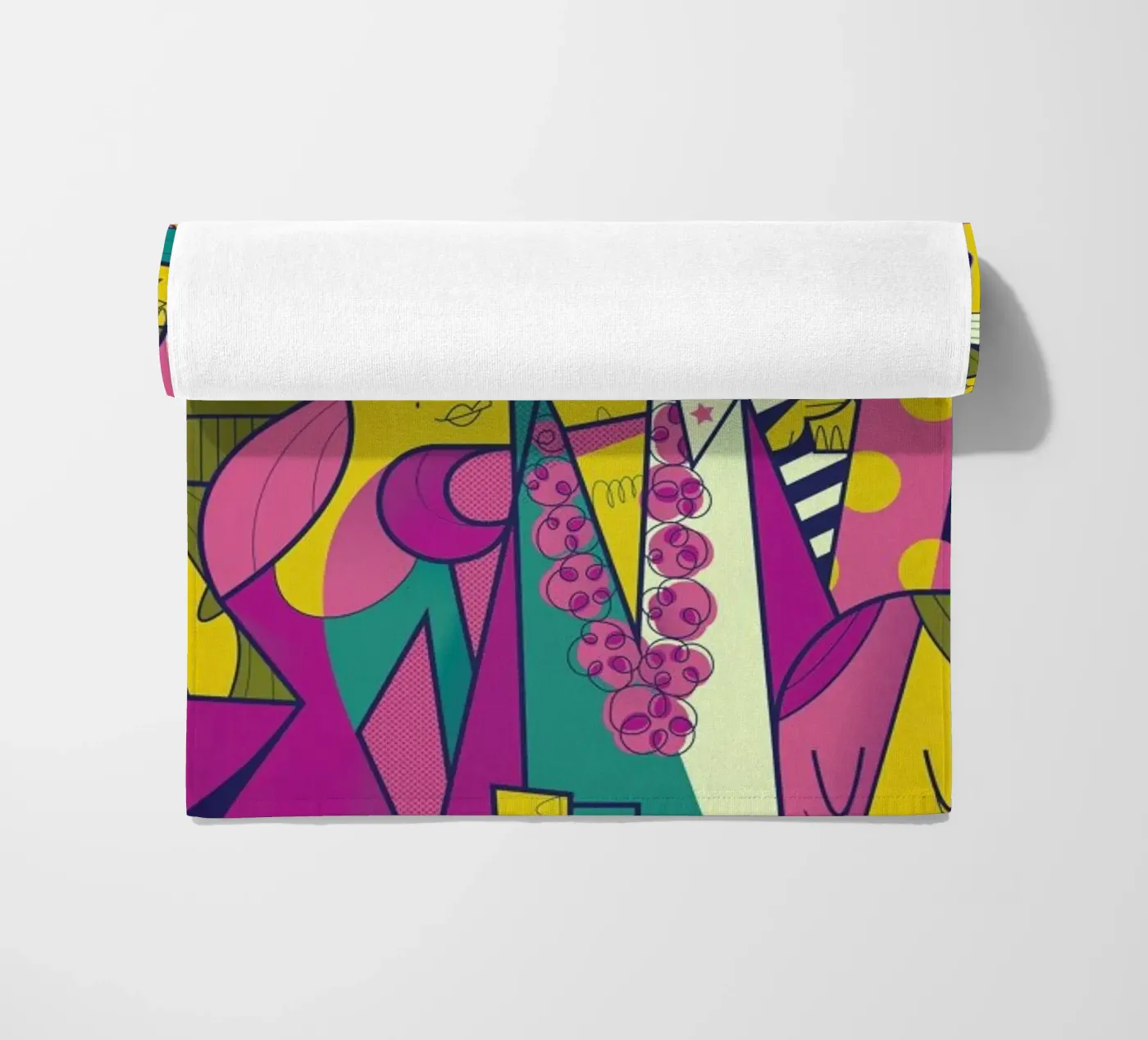 Elvis beach towel by Ale Giorgini