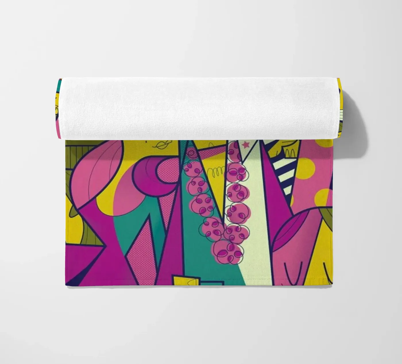 Elvis beach towel by Ale Giorgini