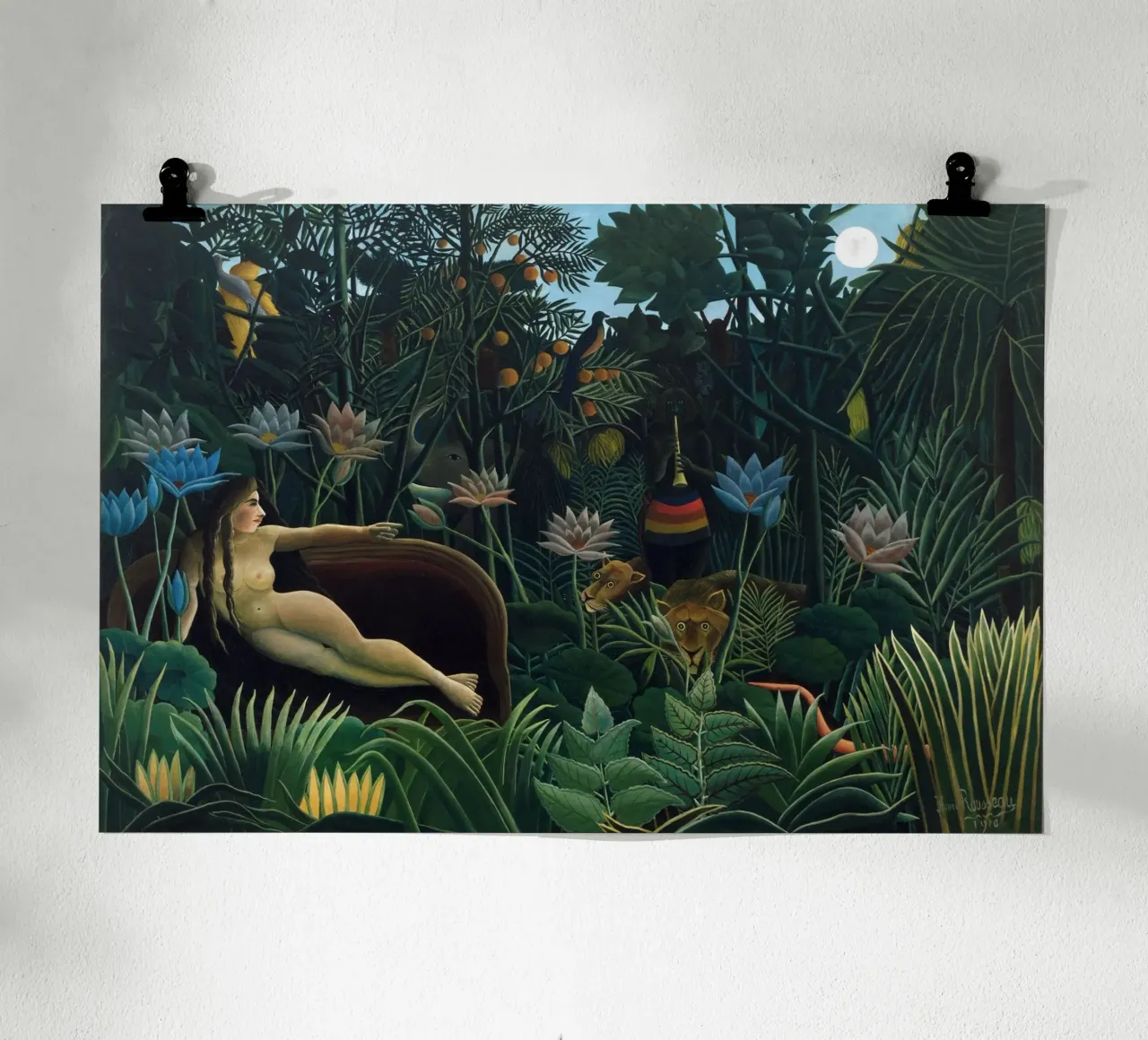 Henri Rousseau - The Dream carta hahnemühle da apoloprints