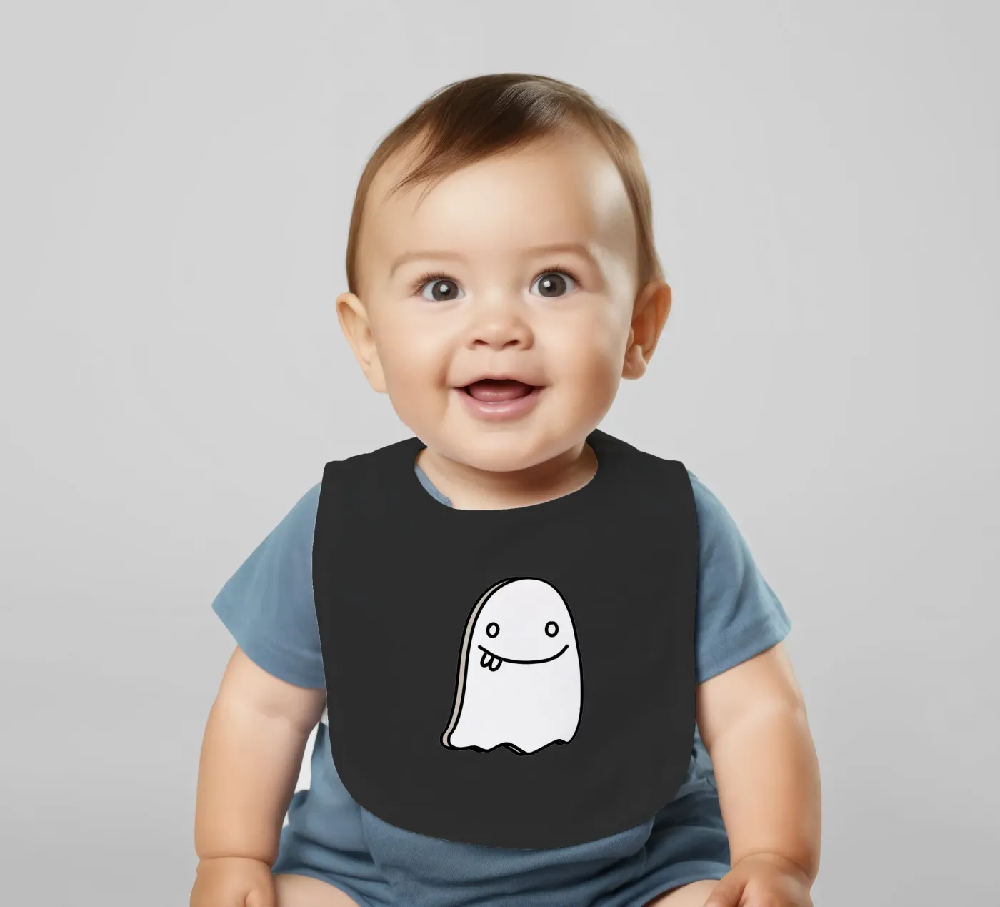 Ghost Doodle Babylätzchen von BAINAI KAWAII