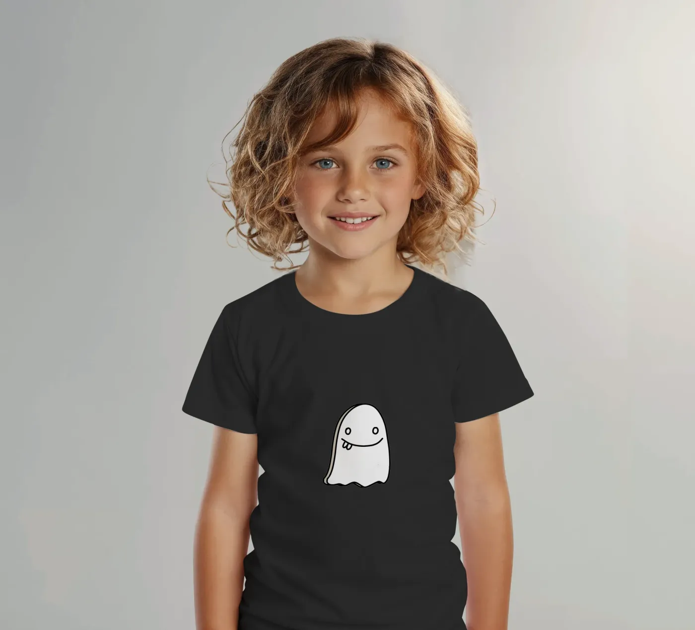 Ghost Doodle t-shirt bambini da BAINAI KAWAII