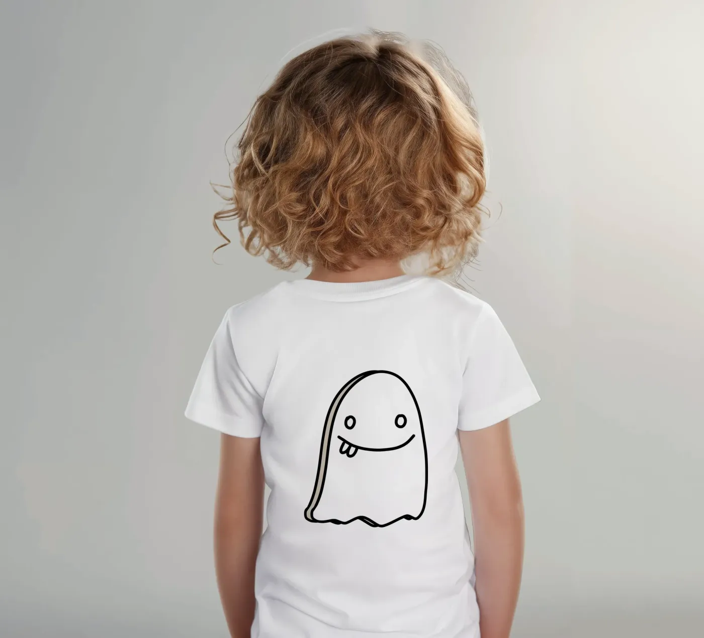 Ghost Doodle t-shirt bambini da BAINAI KAWAII