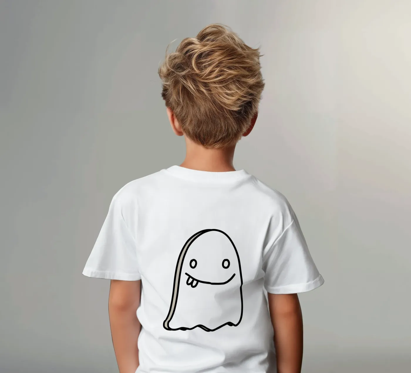 Ghost Doodle t-shirt bambini da BAINAI KAWAII