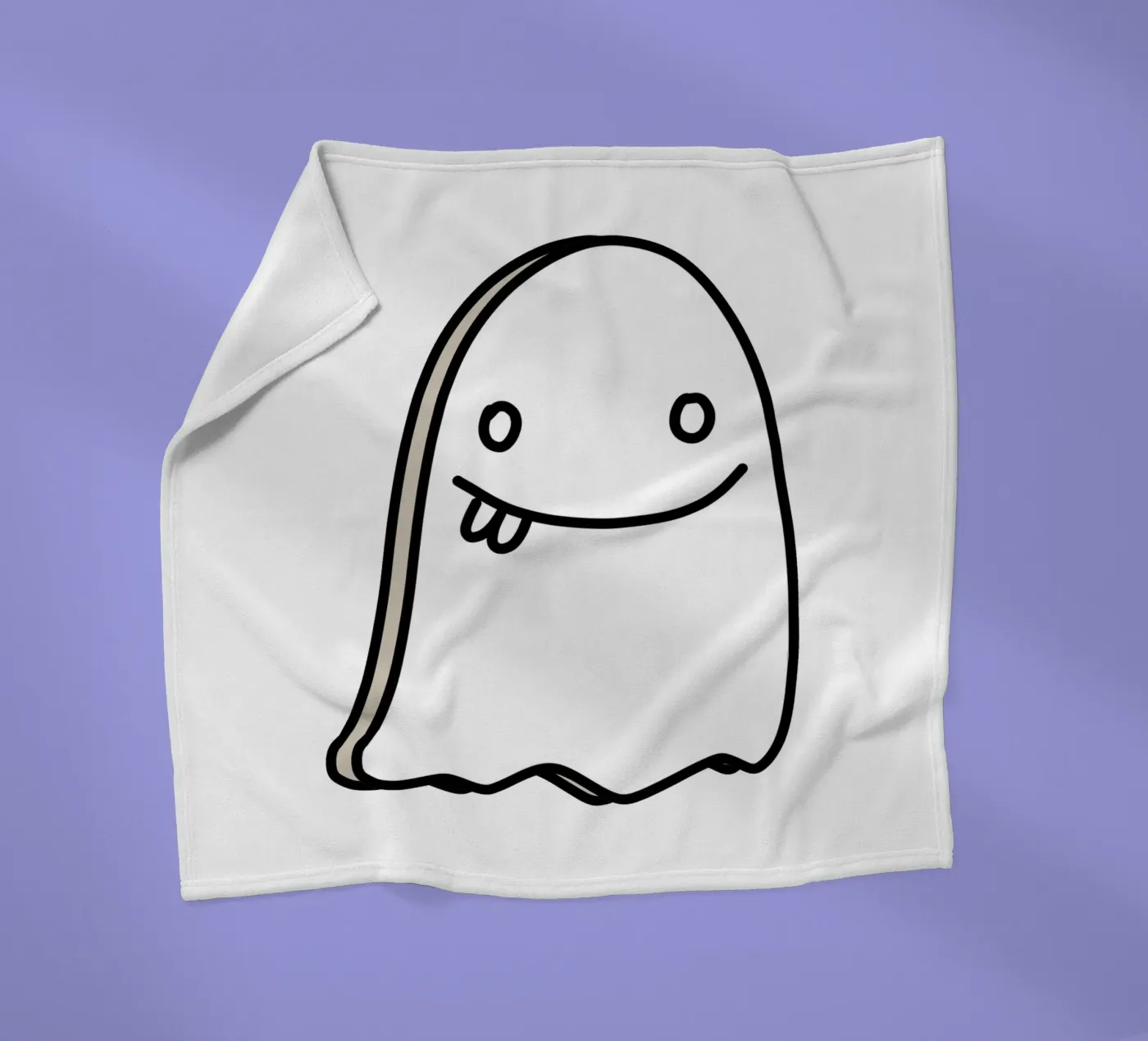 Ghost Doodle coperta in pile da BAINAI KAWAII