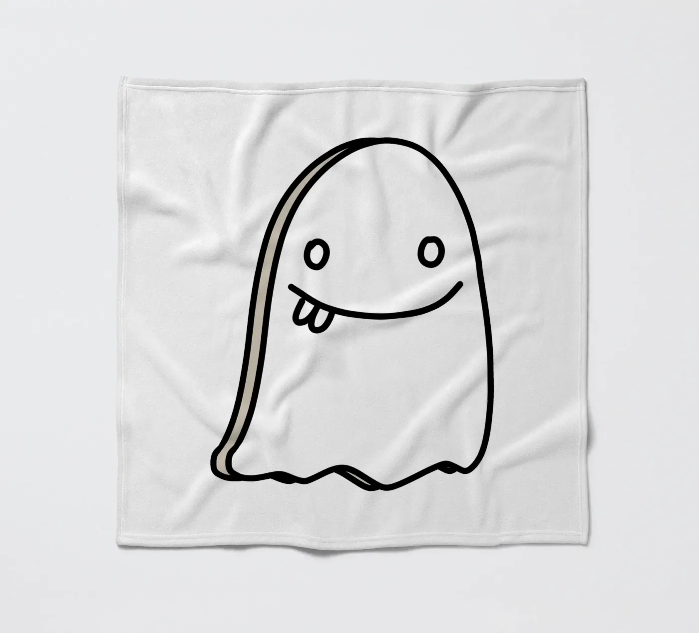 Ghost Doodle coperta in pile da BAINAI KAWAII
