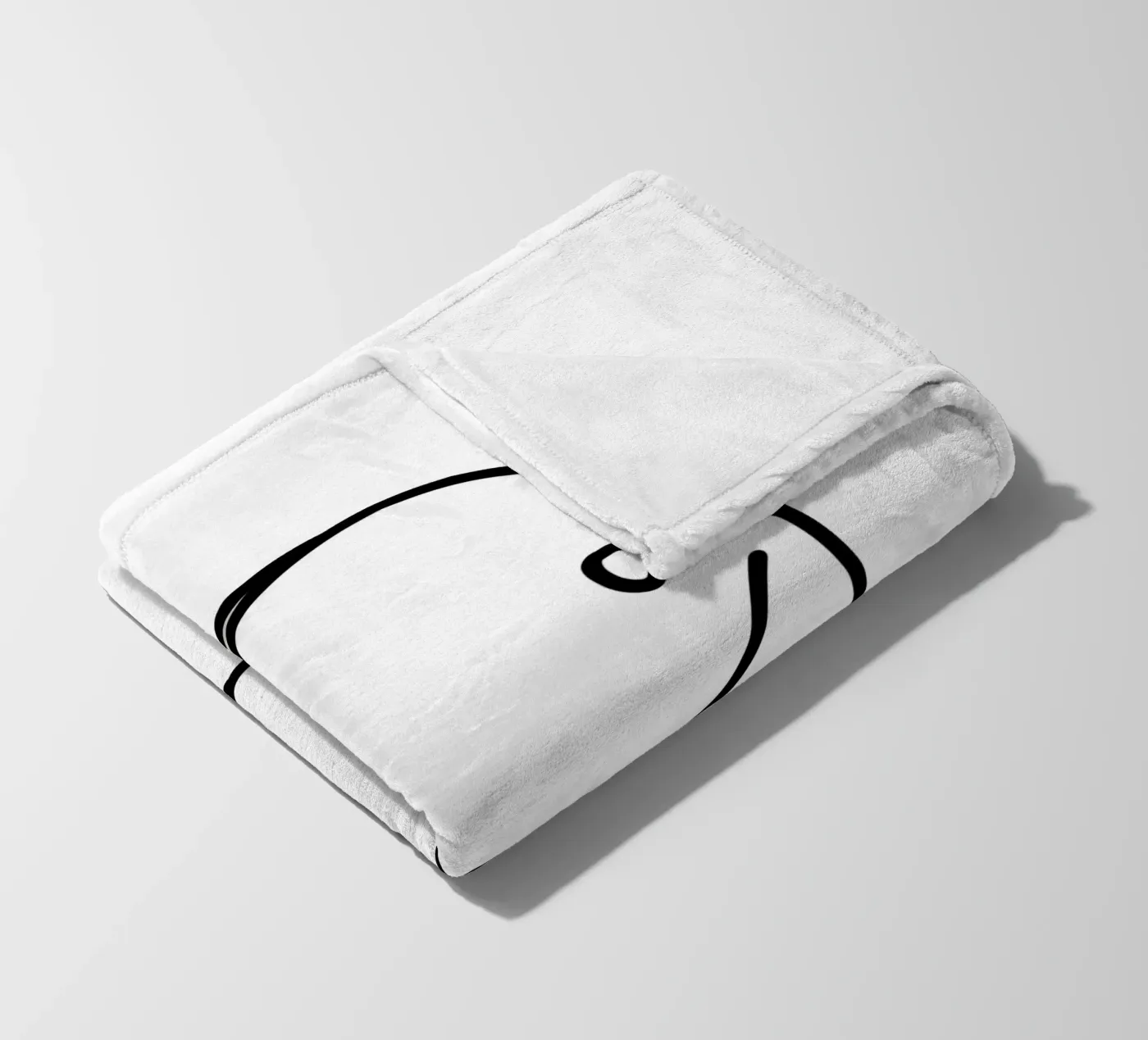 Ghost Doodle coperta in pile da BAINAI KAWAII