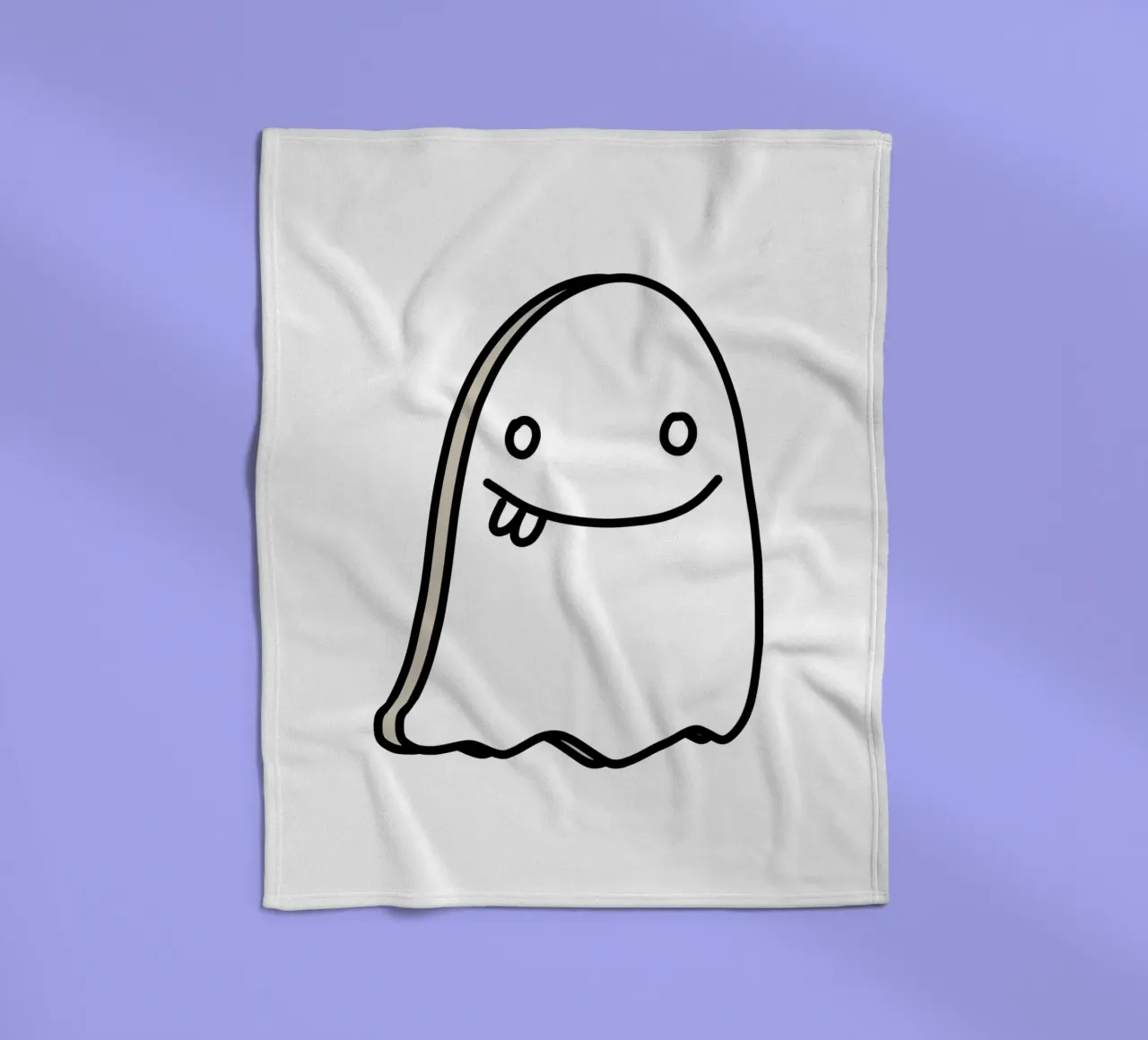 Ghost Doodle fleecedeken van BAINAI