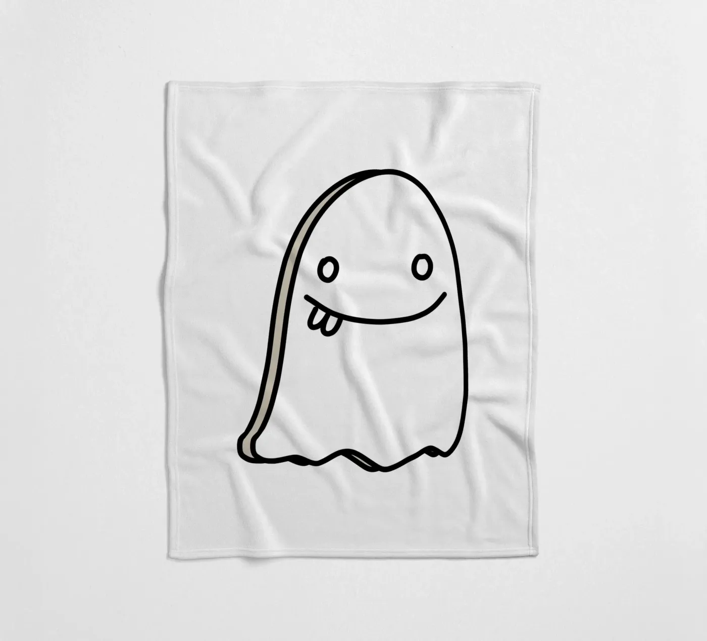 Ghost Doodle coperta in pile da BAINAI KAWAII