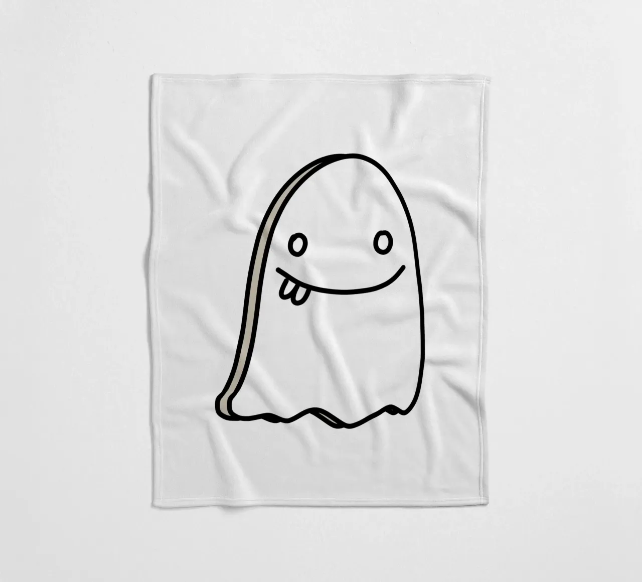 Ghost Doodle fleecedeken van BAINAI