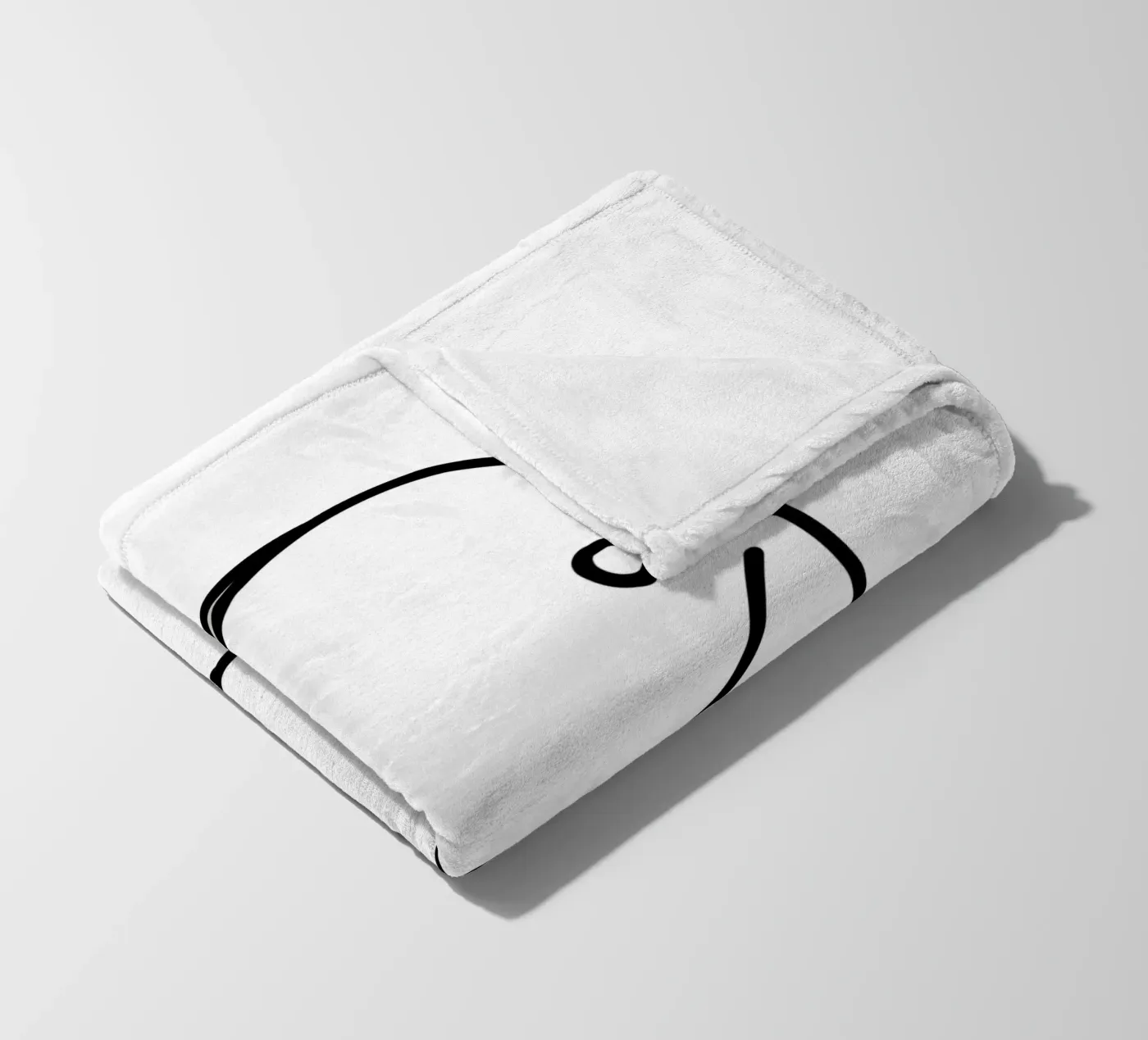 Ghost Doodle coperta in pile da BAINAI KAWAII