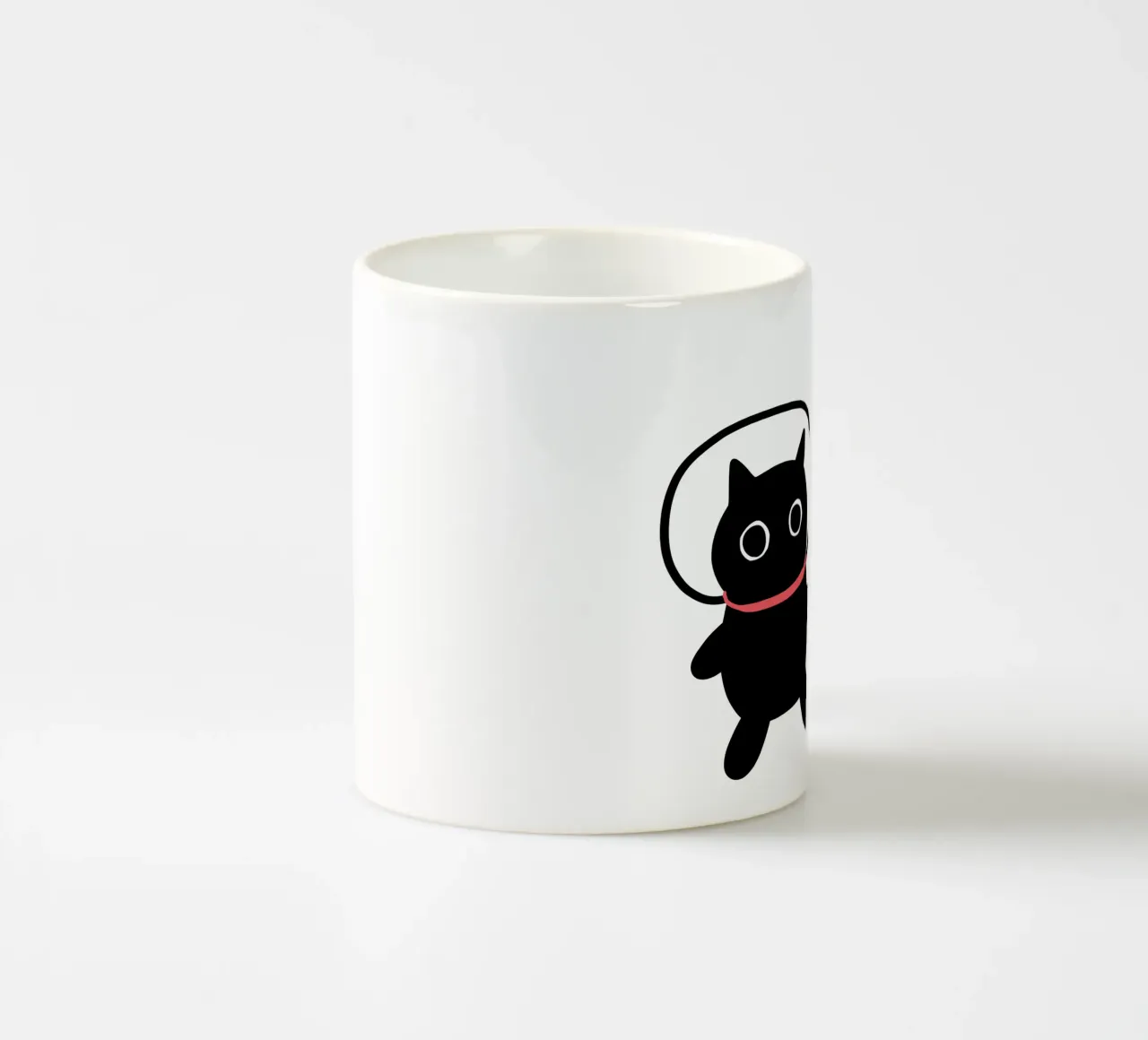 Cat lost in space ceramic mug by BAINAI