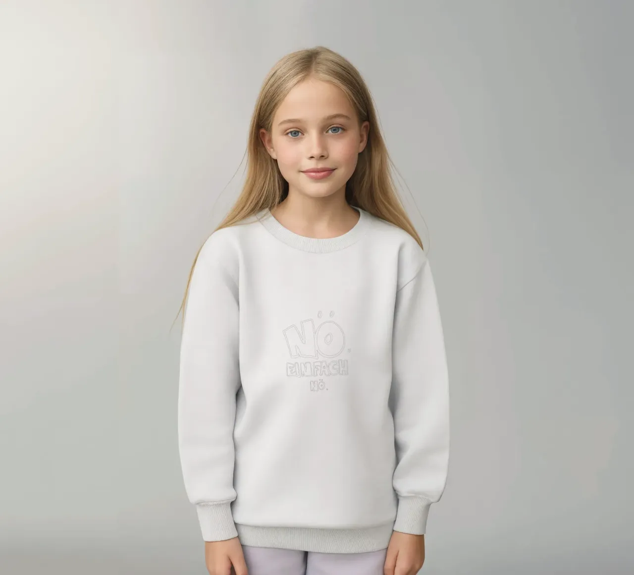 Nö einfach nö Spruch felpa bambino da BAINAI