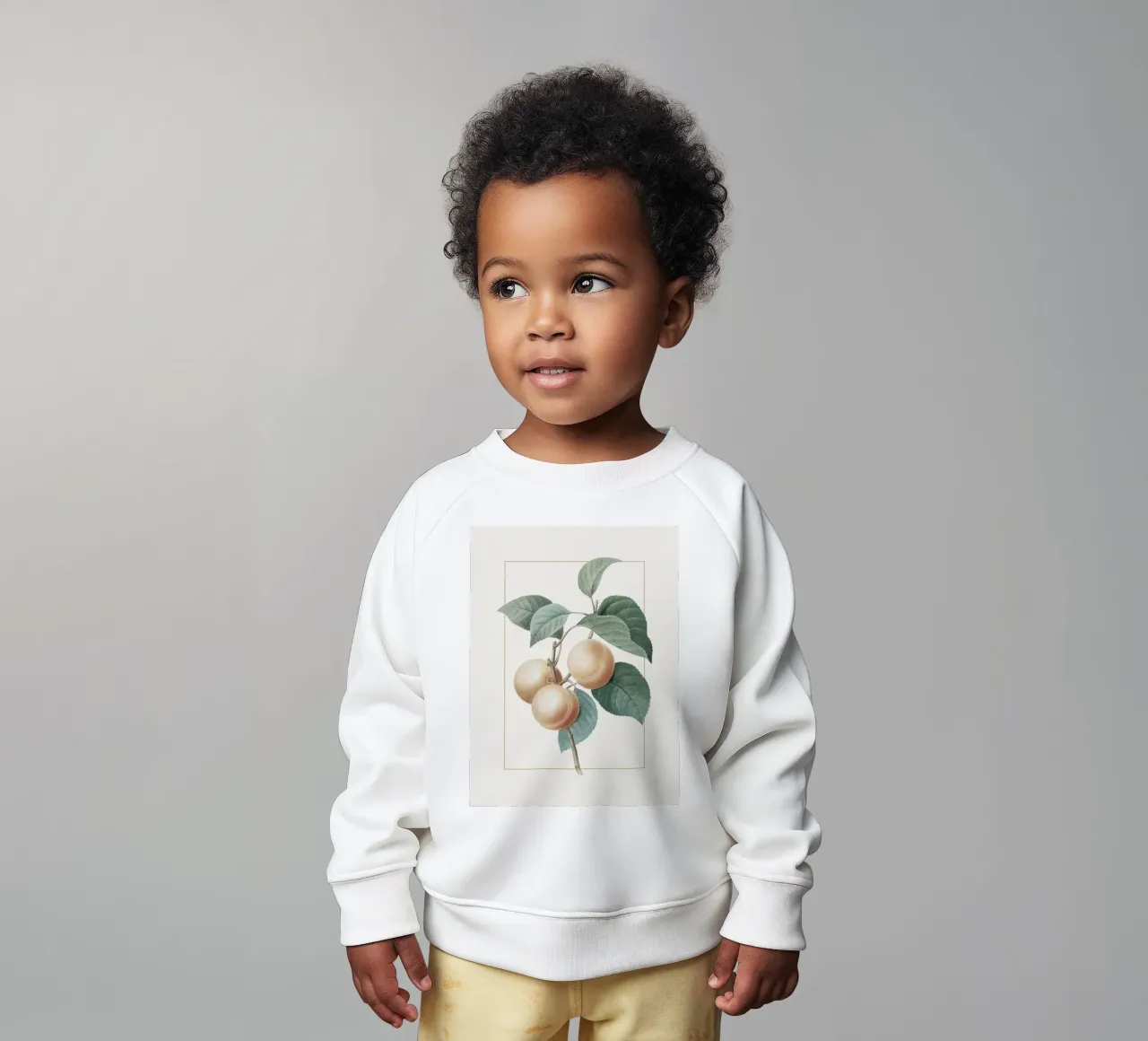 Apricot Peach felpa neonato da apoloprints