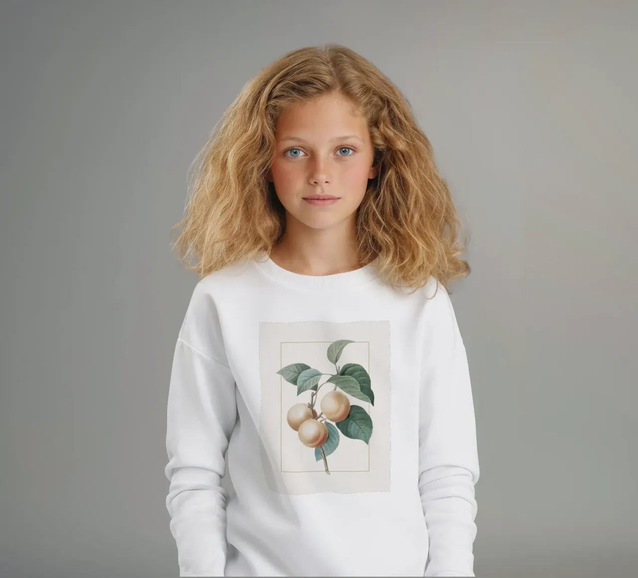 Apricot Peach felpa bambino da apoloprints