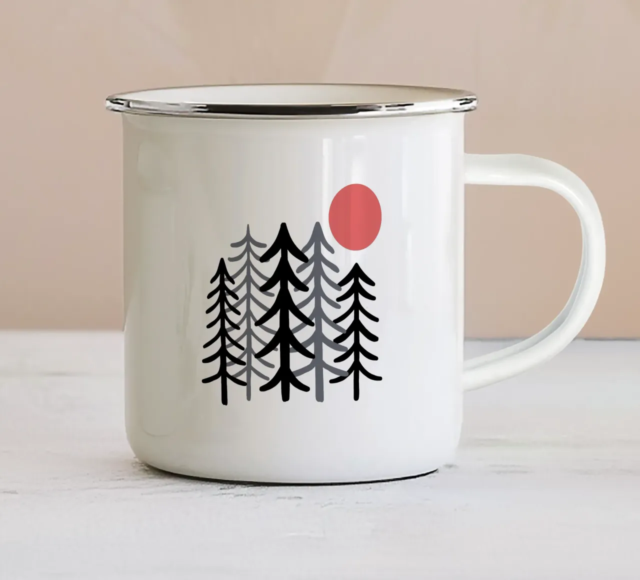 Im Wald tazza in smalto da BAINAI