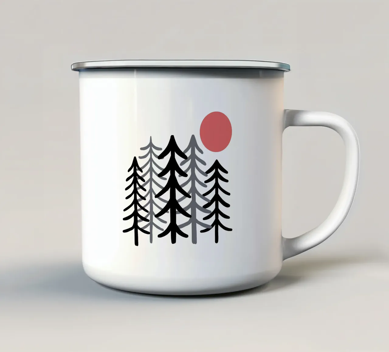 Im Wald tazza in smalto da BAINAI