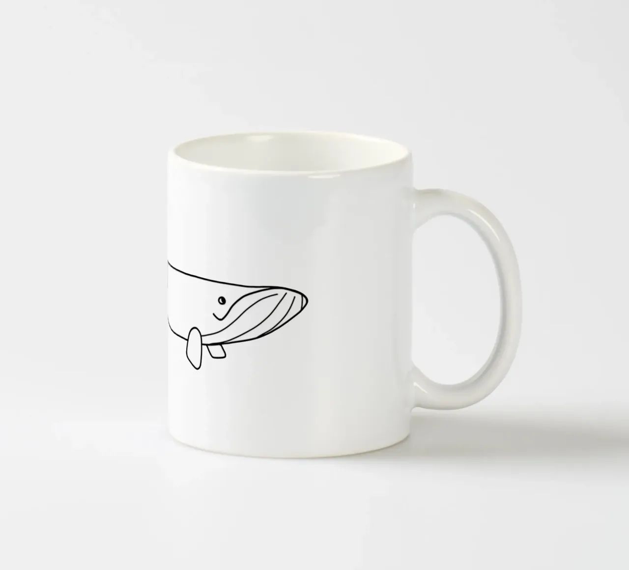 Ein Wal tazza in ceramica da BAINAI