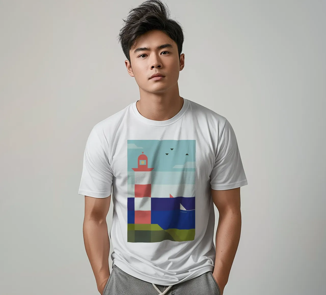 Lighthouse t-shirt da Antony Squizzato