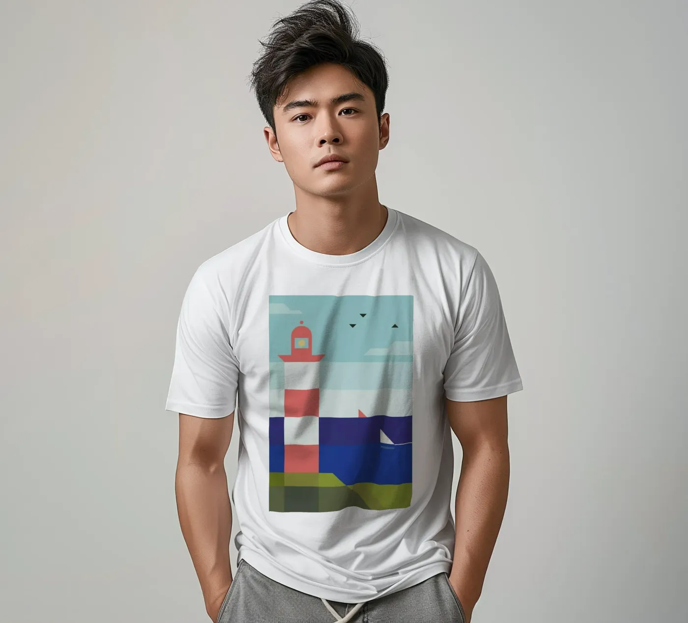 Lighthouse t-shirt da Antony Squizzato