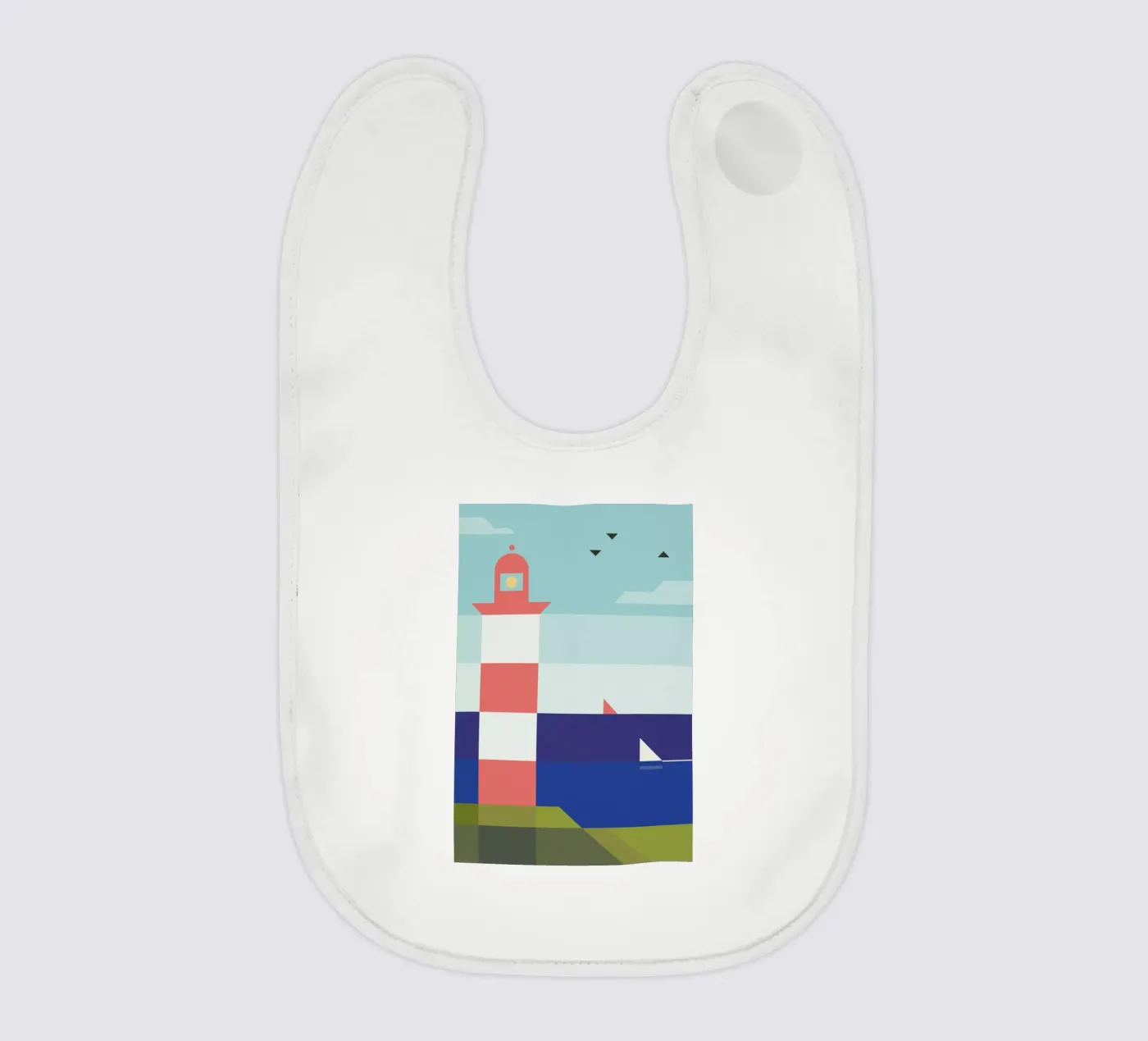 Lighthouse baby slabbetje van Antony Squizzato
