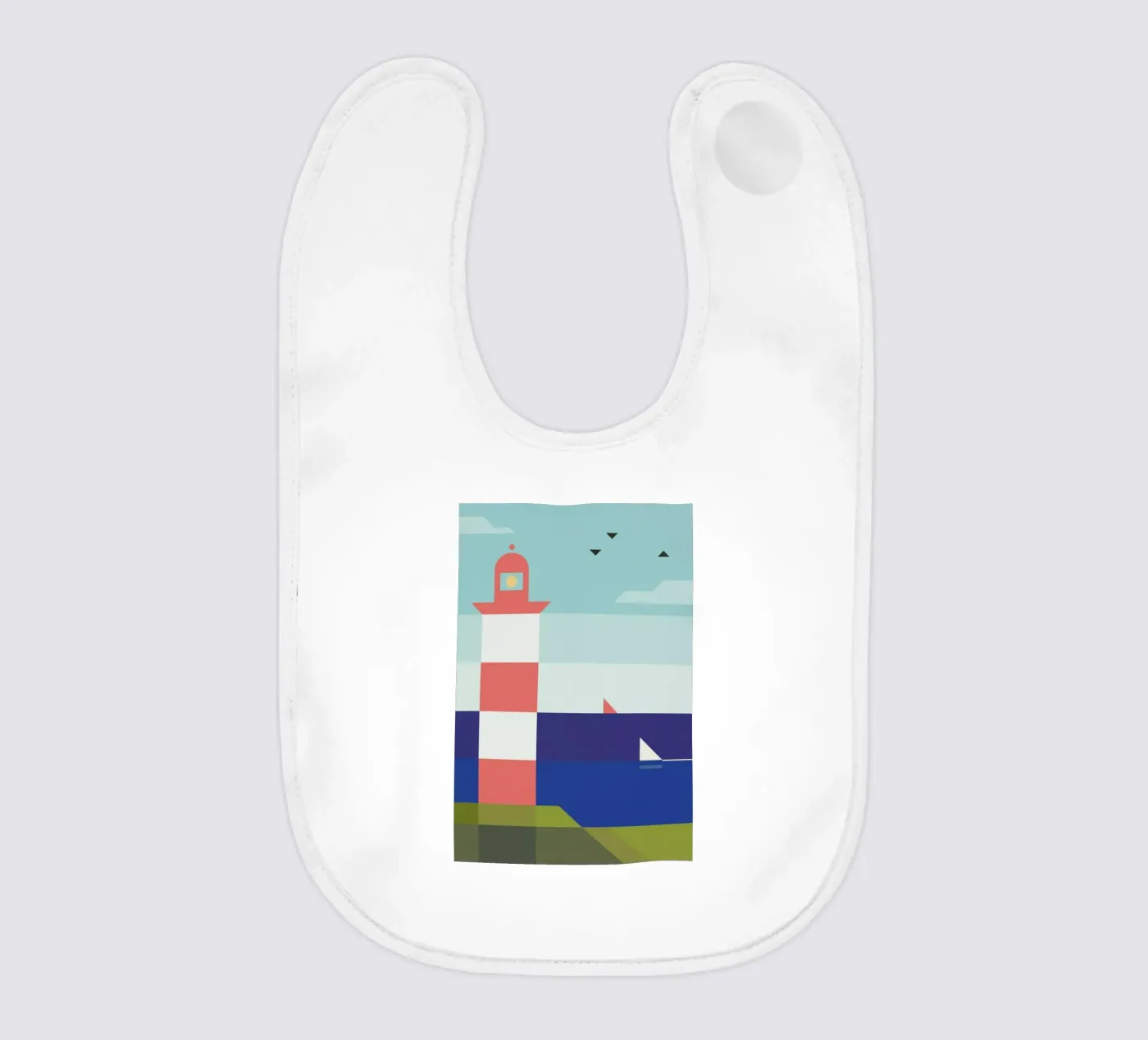 Lighthouse baby slabbetje van Antony Squizzato