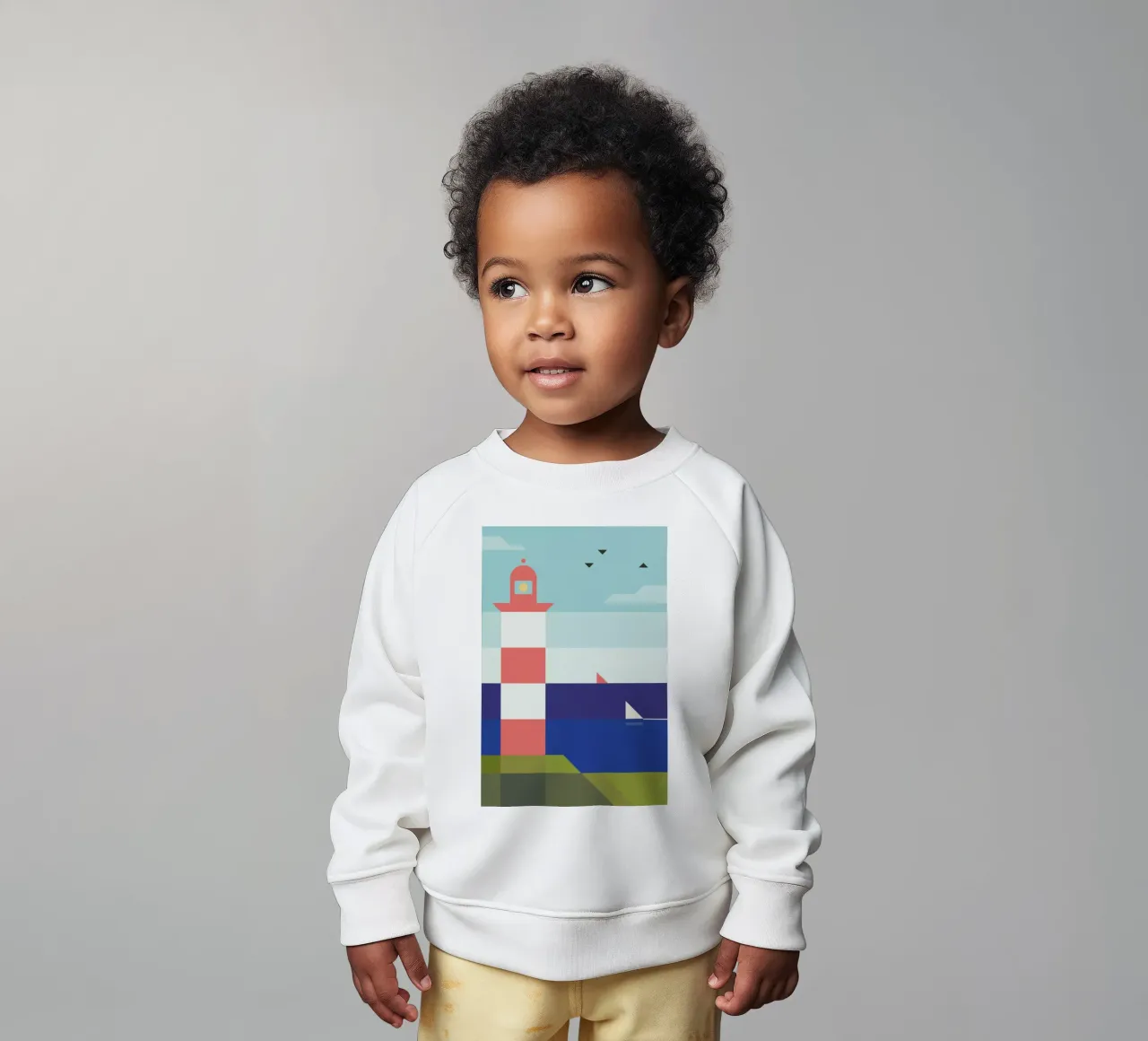 Lighthouse felpa neonato da Antony Squizzato