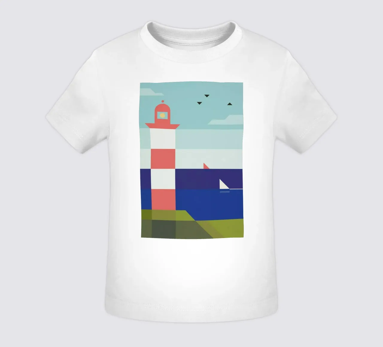 Lighthouse maglietta neonato da Antony Squizzato