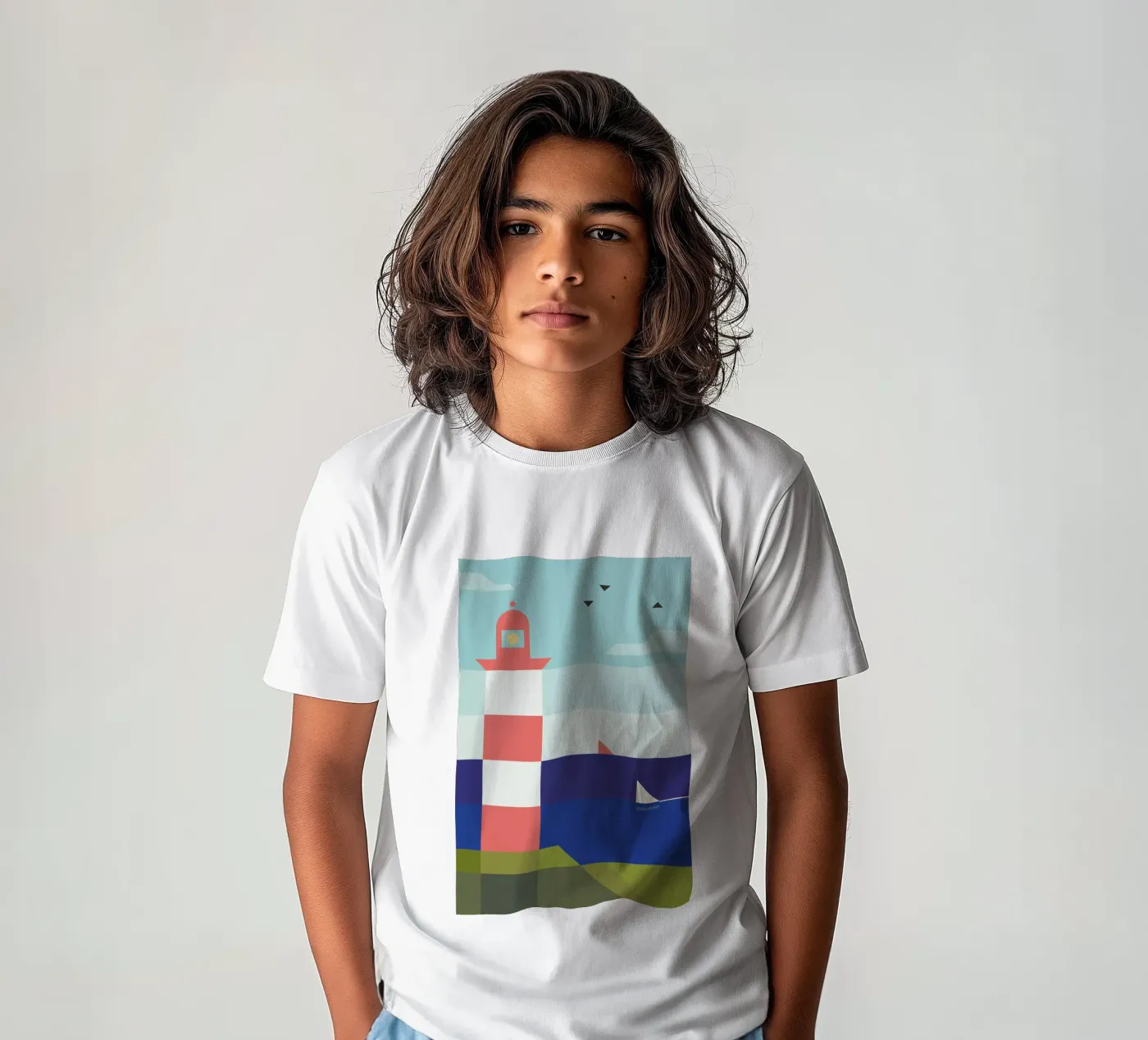 Lighthouse t-shirt bambini da Antony Squizzato
