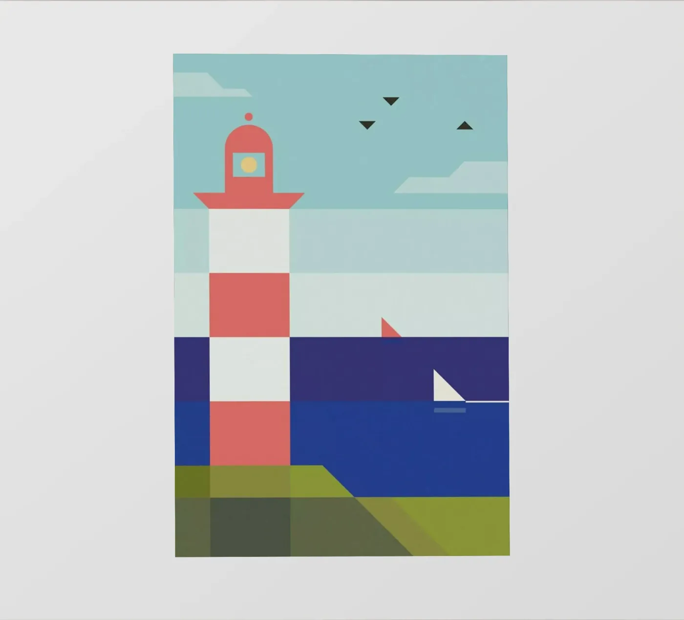 Lighthouse pellicola backlit da Antony Squizzato