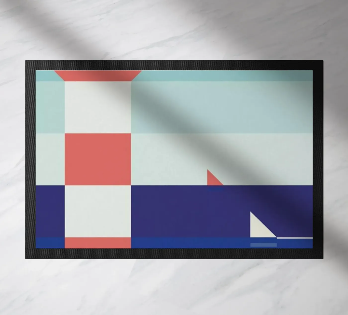 Lighthouse doormat by Antony Squizzato