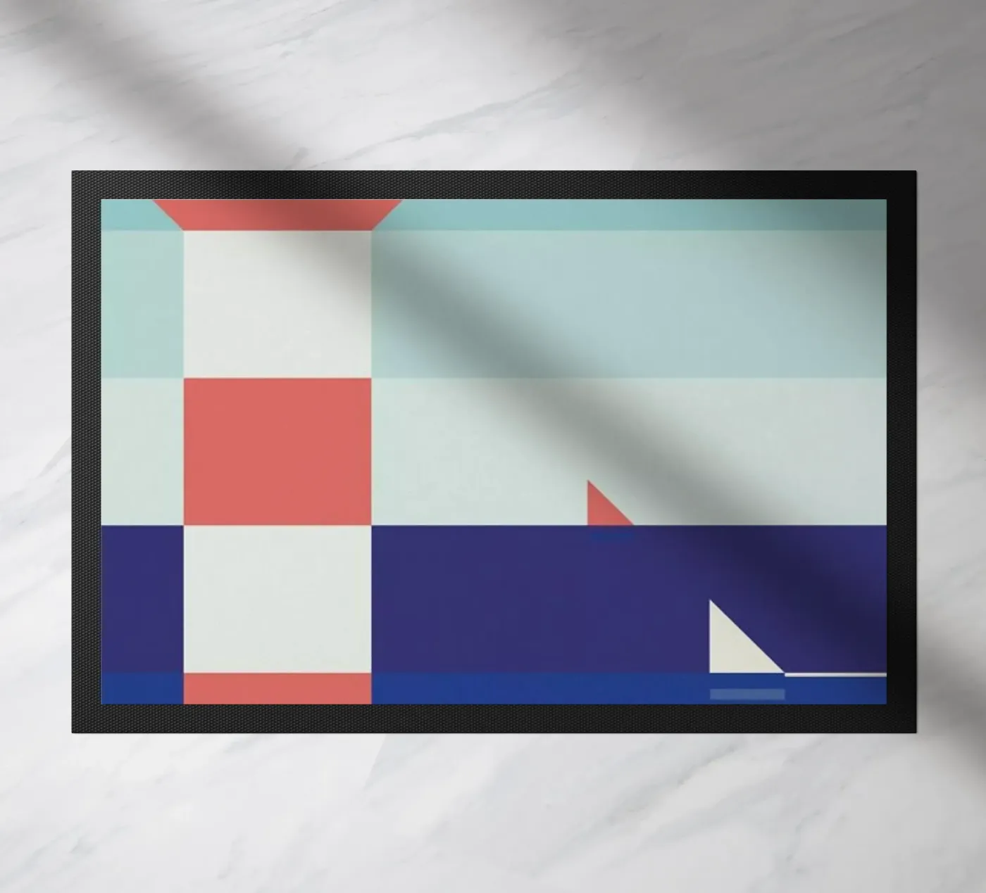 Lighthouse doormat by Antony Squizzato