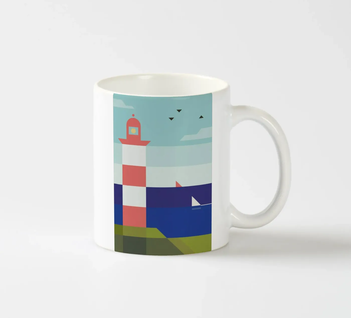 Lighthouse ceramic mug by Antony Squizzato