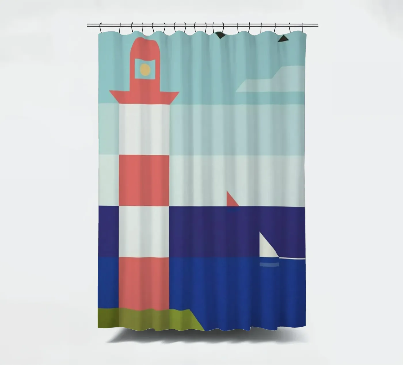 Lighthouse Duschvorhang von Antony Squizzato