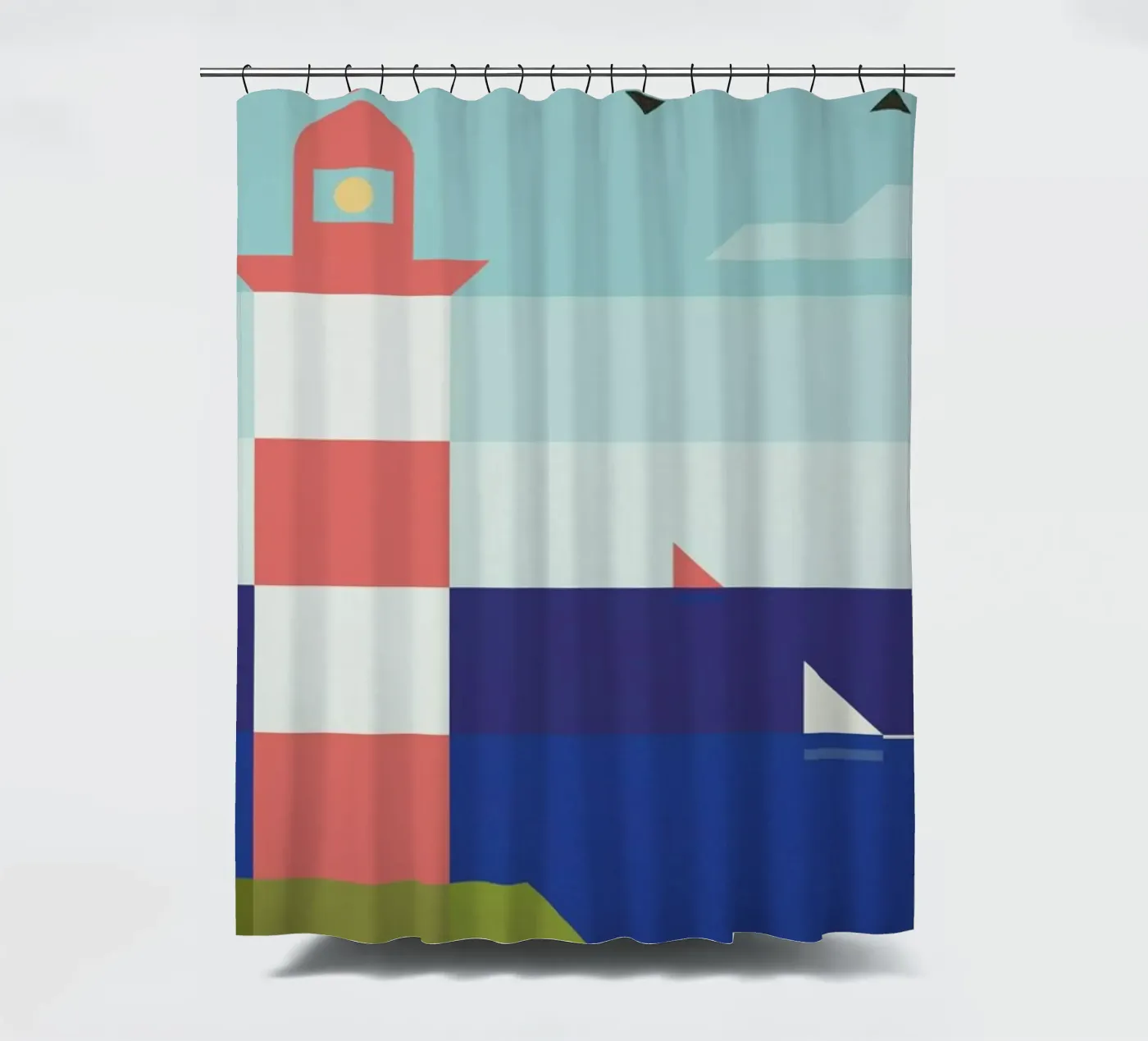 Lighthouse Duschvorhang von Antony Squizzato