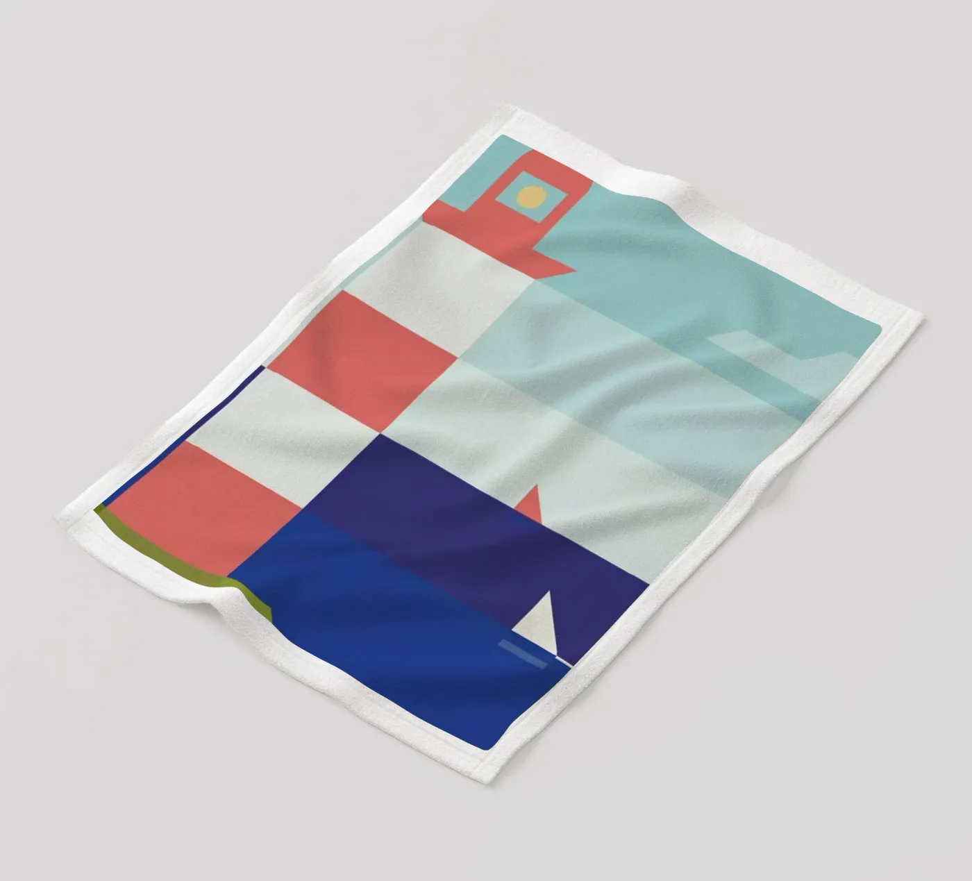 Lighthouse Fleecedecke von Antony Squizzato