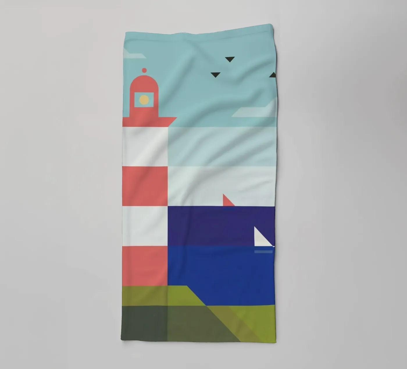 Lighthouse badhanddoek van Antony Squizzato