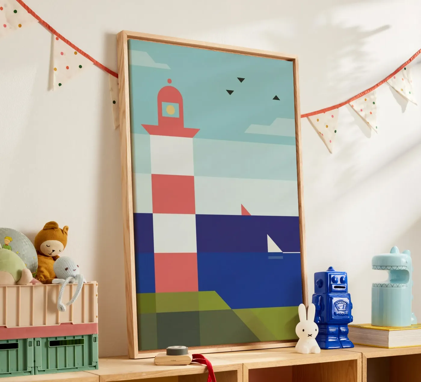 Lighthouse canvas van Antony Squizzato