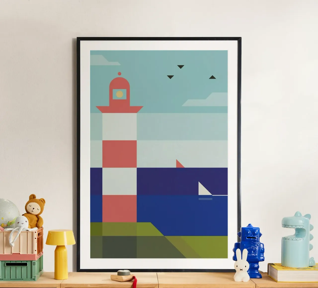 Lighthouse poster van Antony Squizzato