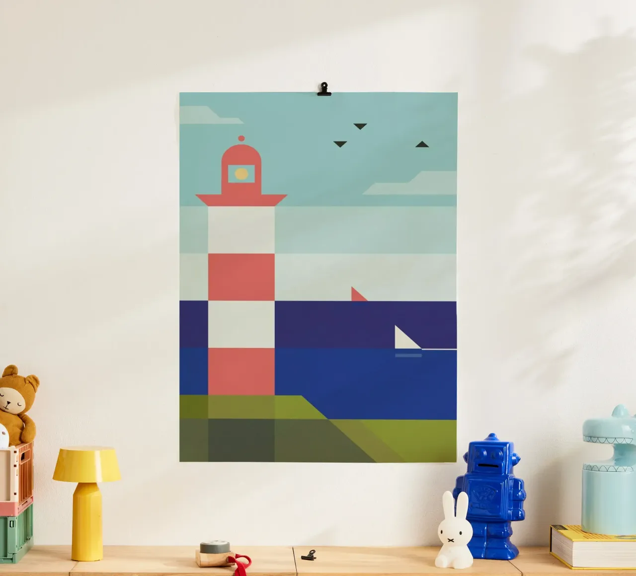 Lighthouse poster van Antony Squizzato