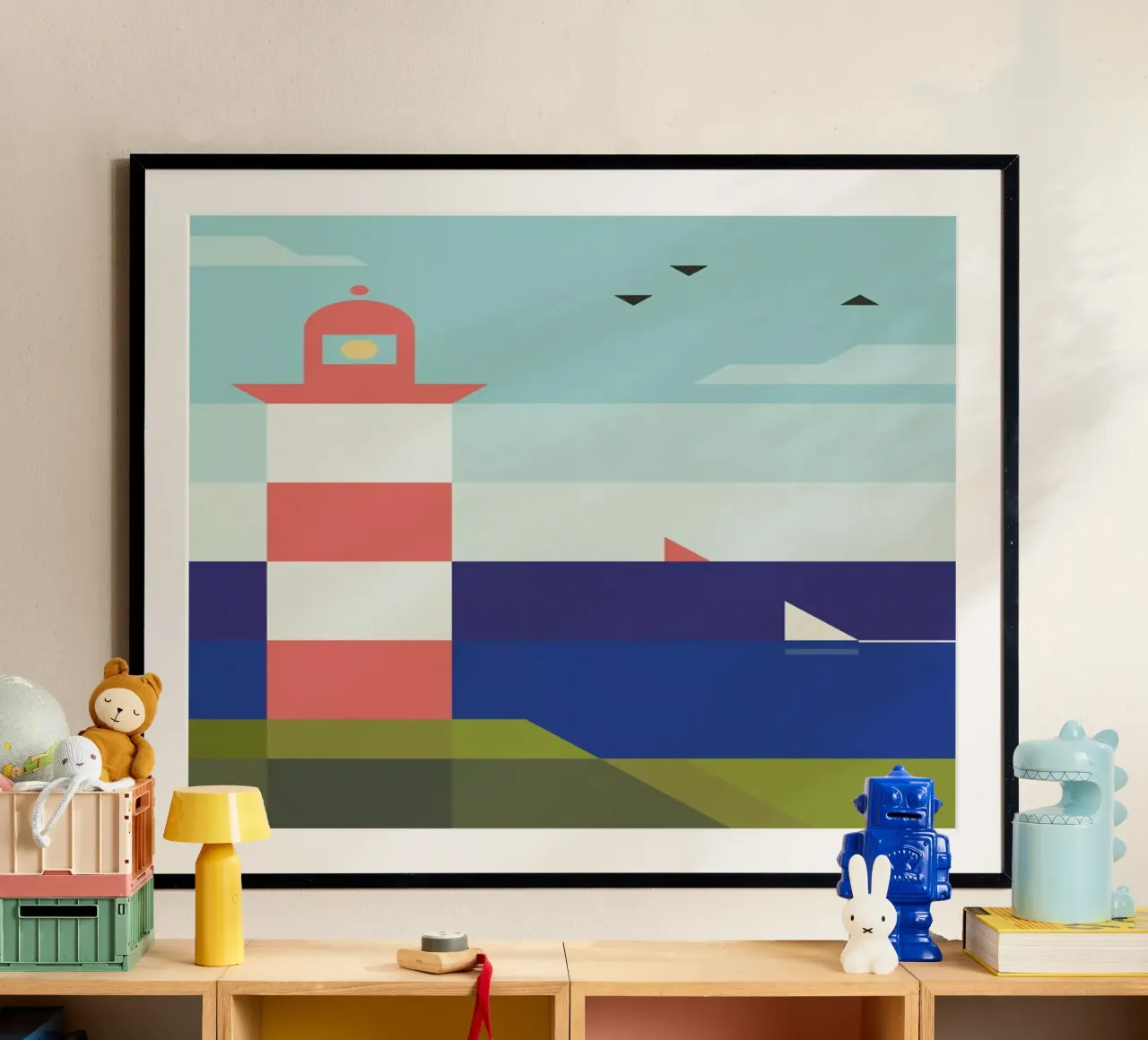 Lighthouse poster van Antony Squizzato